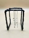 Boucles pendantes, asymétrique, petit rectangle