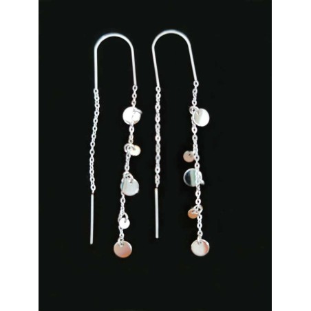 Boucles pendantes, petit rond
