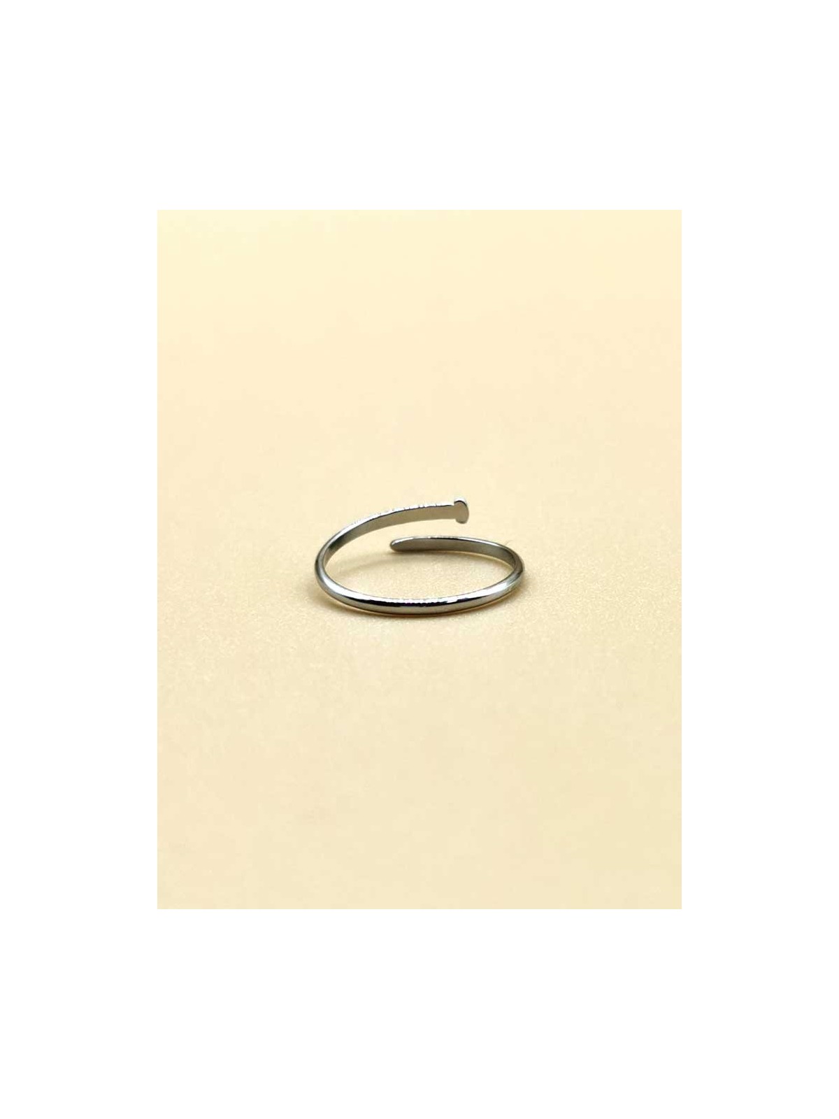 Bague réglable Clou