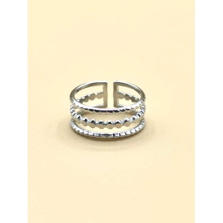 Bague réglable Triple ligne