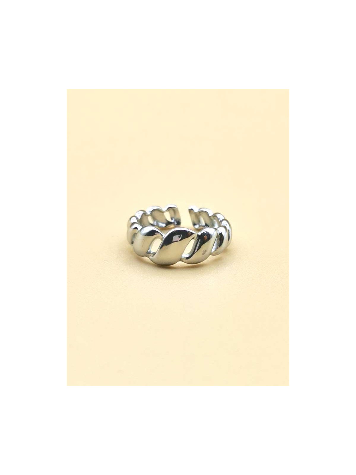Bague réglable Torsadée