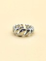Bague réglable Torsadée