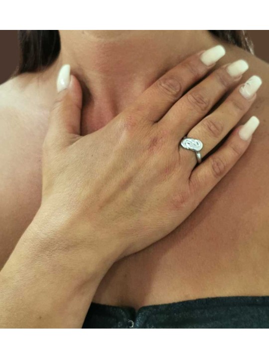 Bague réglable Infini