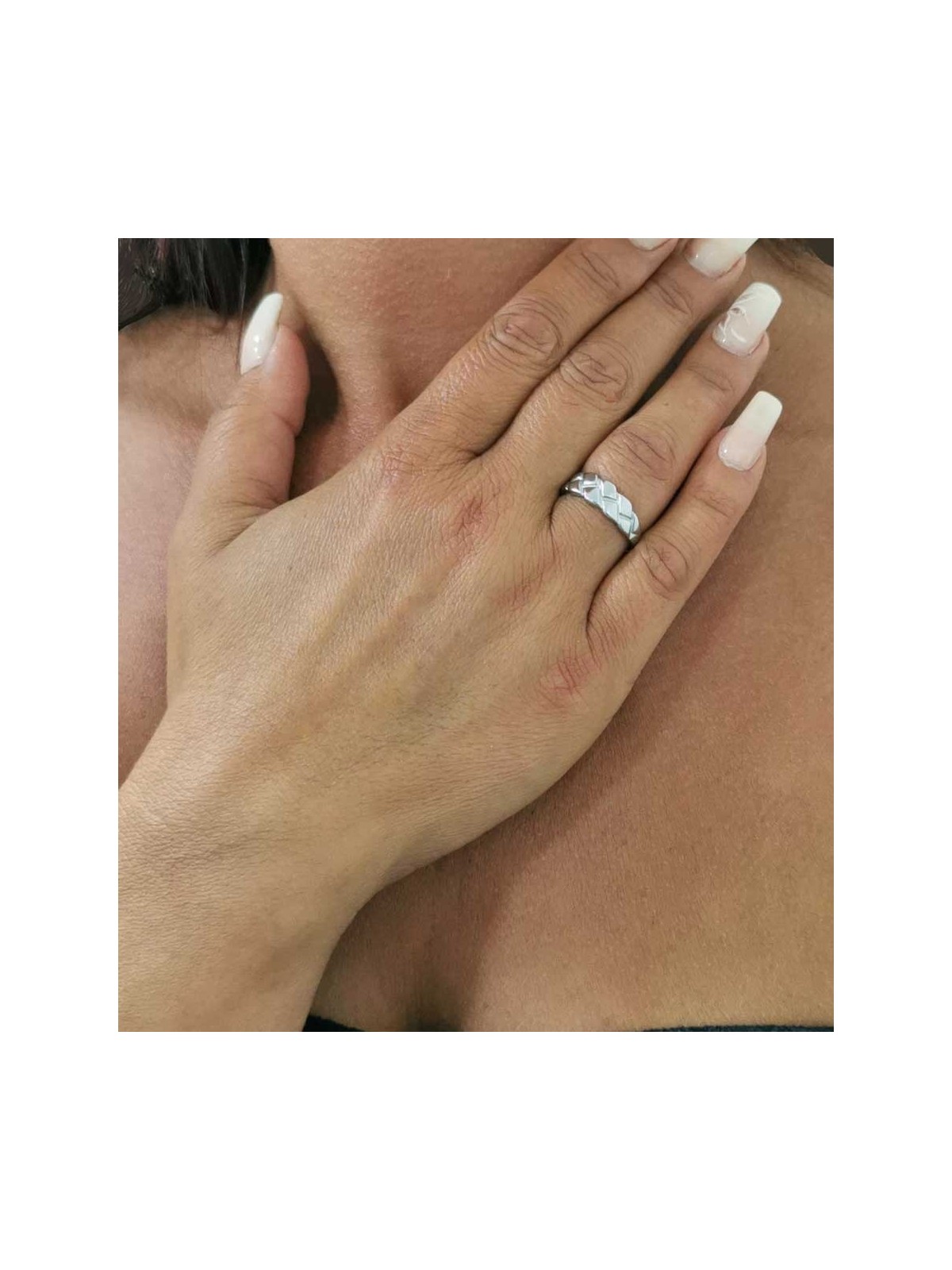 Bague réglable Tresse