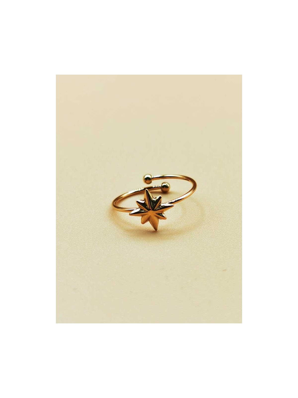 Bague réglable Anneau petite Etoile