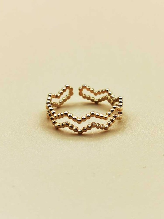 Bague réglable Zig-Zag