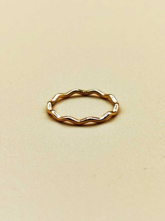 Bague Anneau Ondulée (2ème phalange)