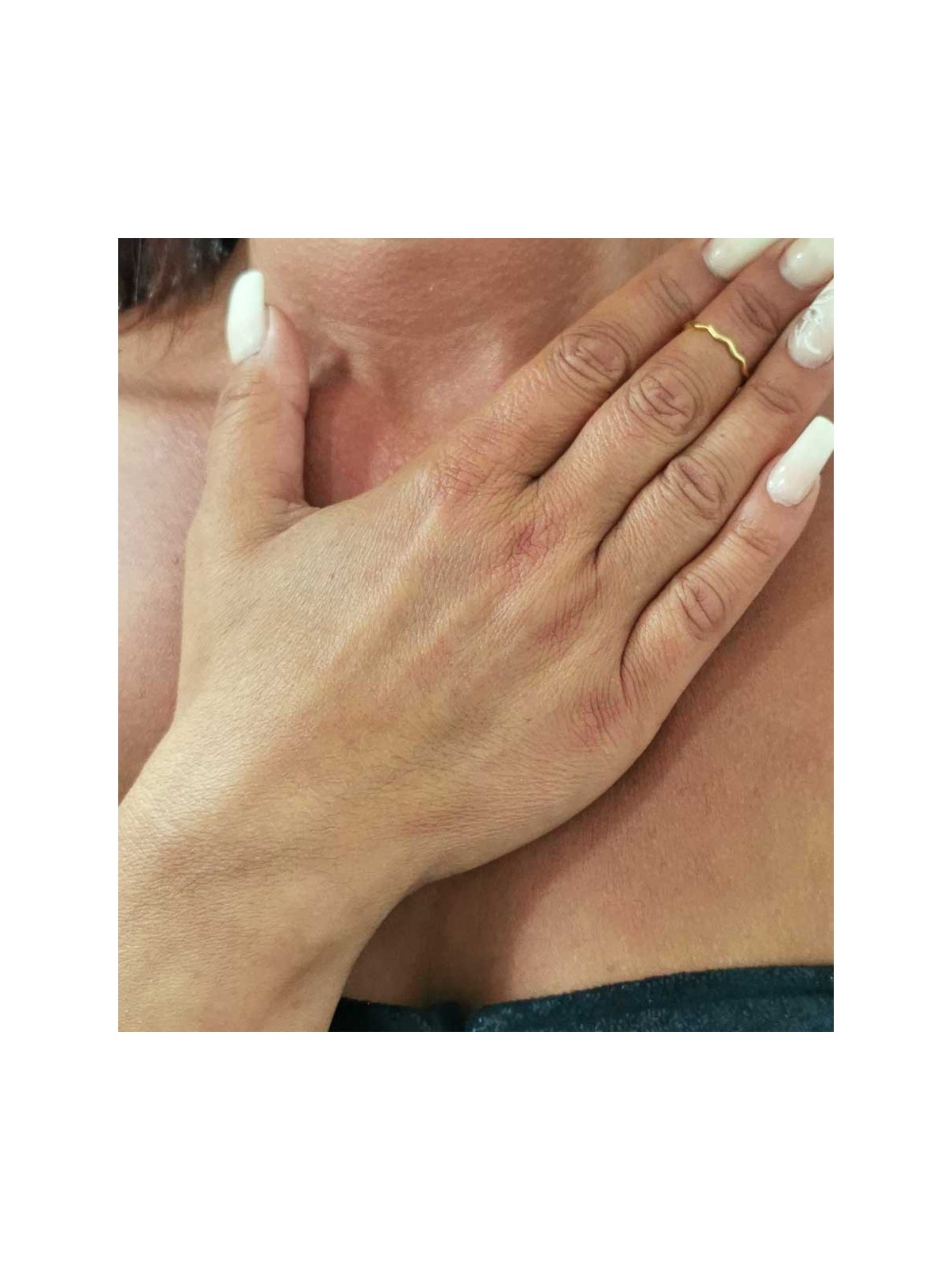Bague Anneau Ondulée (2ème phalange)