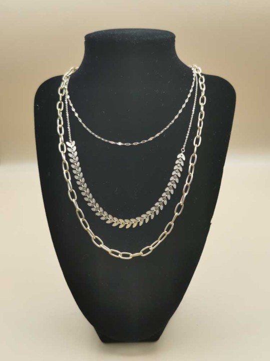 Collier Triple Chaine