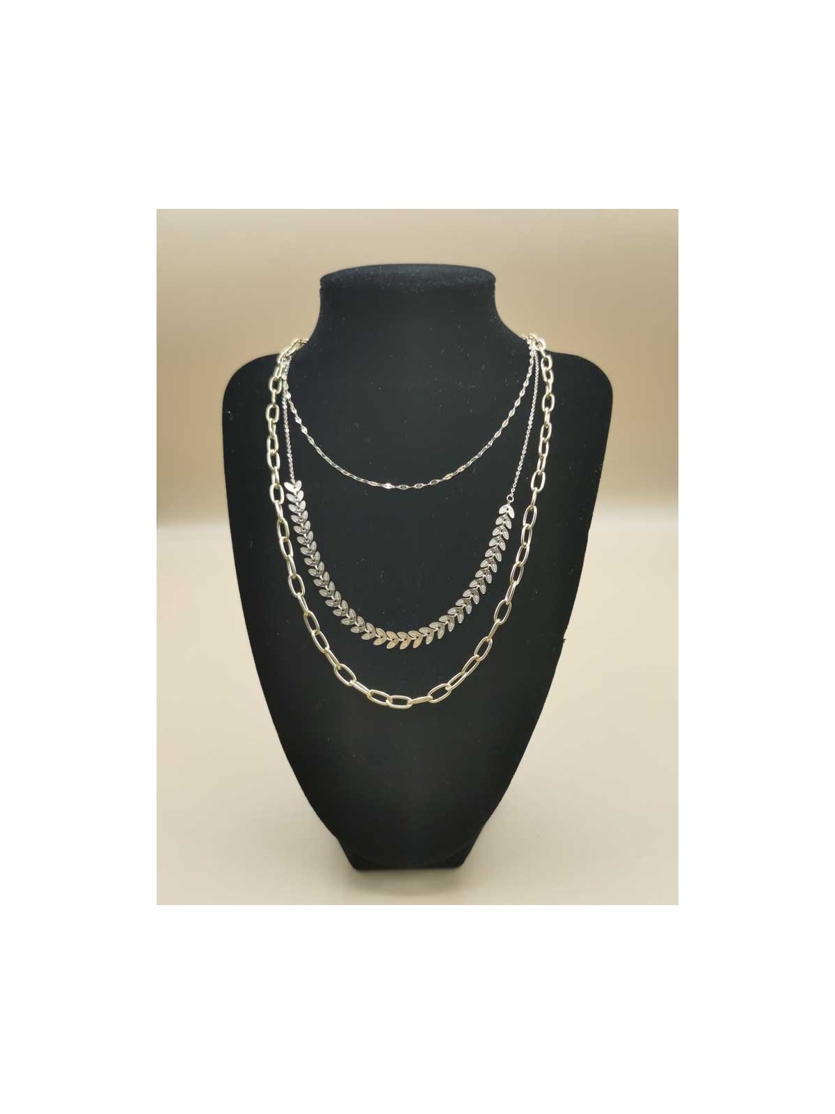 Collier Triple Chaine