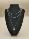 Collier Triple Chaîne Multi-rond