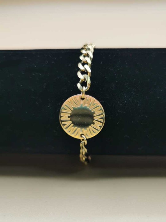 Bracelet Chaine Pendentif Rond
