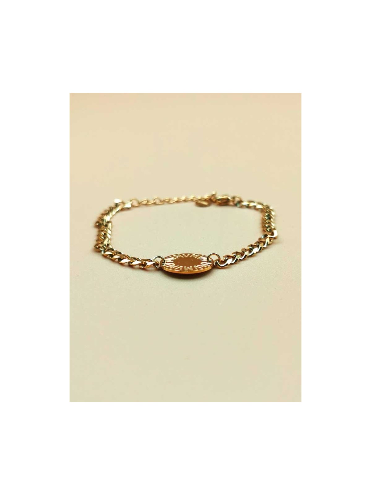 Bracelet Chaine Pendentif Rond
