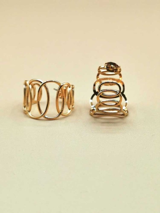 Boucle d’Oreilles Multi Cercle Entremêlés