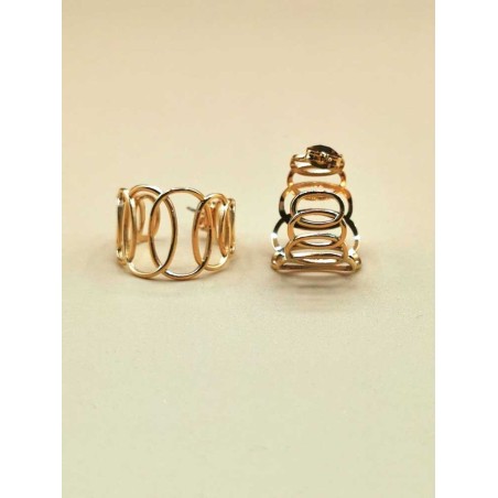 Boucle d’Oreilles Multi Cercle Entremêlés