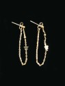 Boucles d’Oreilles Chaine serpent et étoile