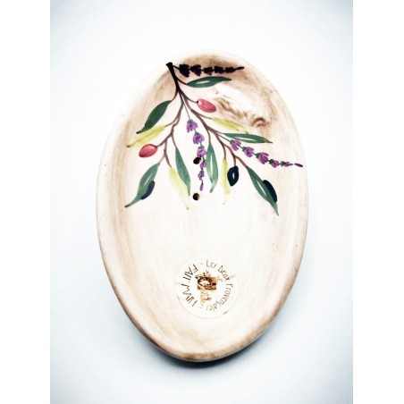 Porte Savon Ovale Lavande-Olive