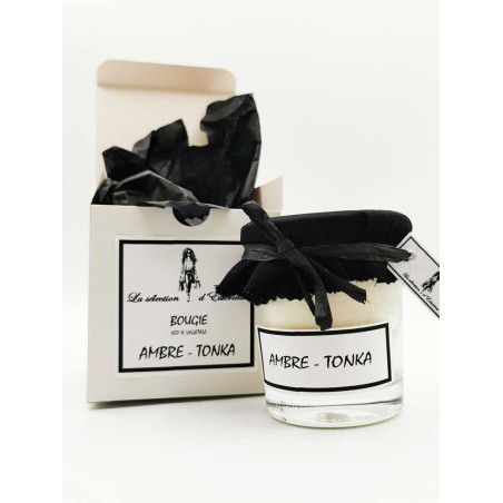 Bougie parfumée Ambre-Tonka 170g