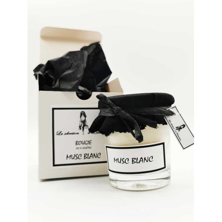 Bougie parfumée  Musc Blanc 170g