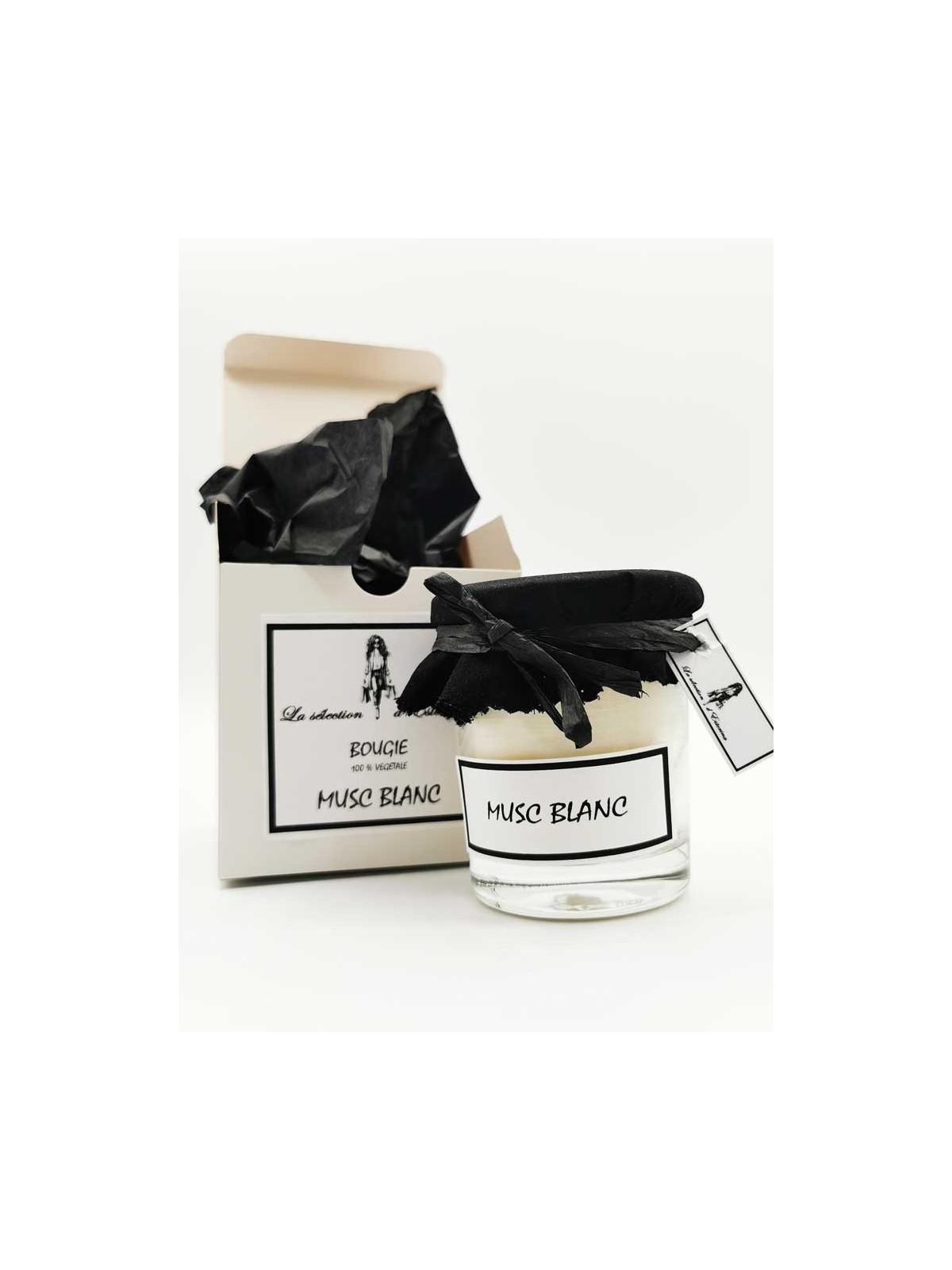 Bougie parfumée  Musc Blanc 170g